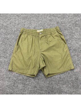 Mollusk California Surf Shop Pinnacle Shorts Mash Green Casual Chino Mens Large